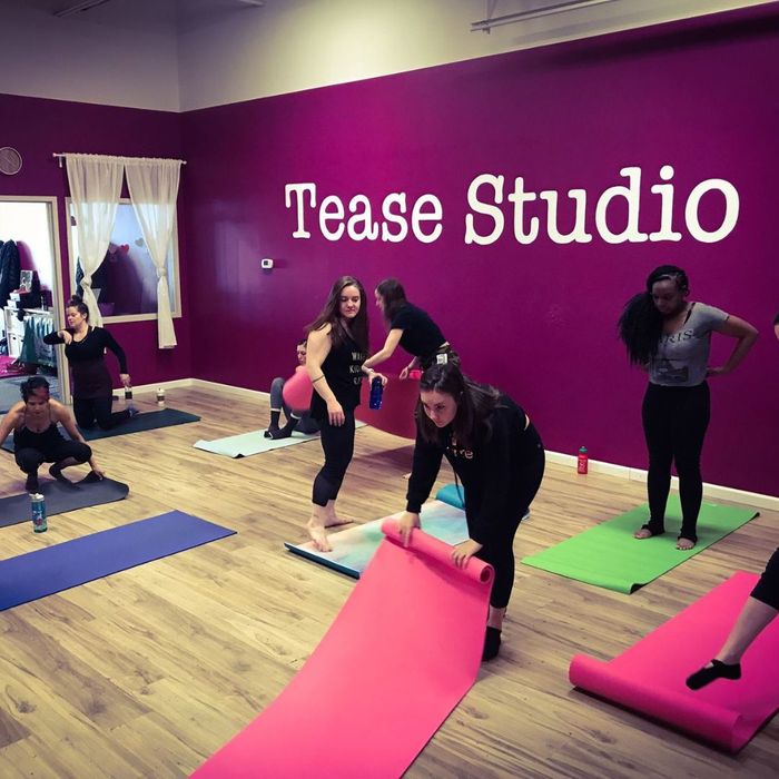 fitness class at Tease Studio in Denver