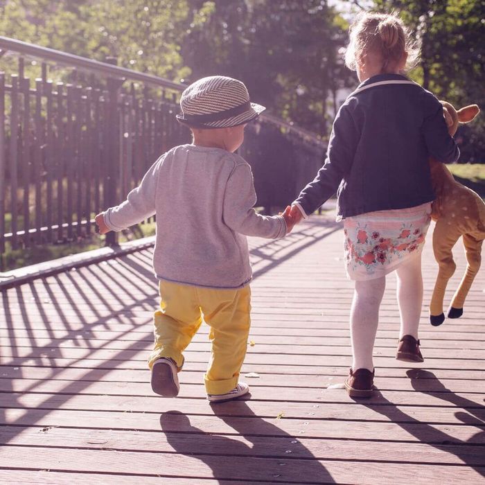 walking on bridge