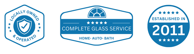 locally owned and operated, complete glass service home auto bath, established in 2011