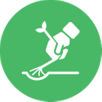icon of a hand pulling weeds
