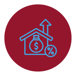 rising home value icon