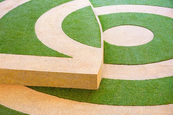 geometric pattern turf