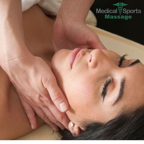 Woman receiving Lymphatic Drainage Massage