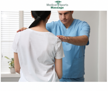 Girl being evaluated by doctor with uneven shoulders suggesting scoliosis Girl_with_Scoliosis