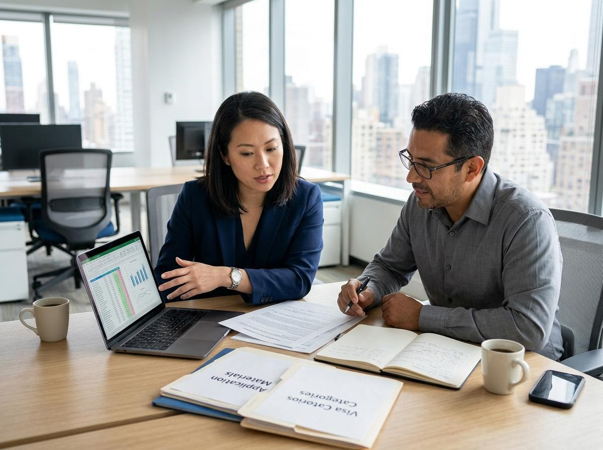 Business colleagues collaborating in an office