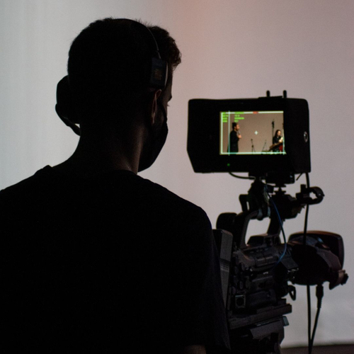 camera man filming camera man filming