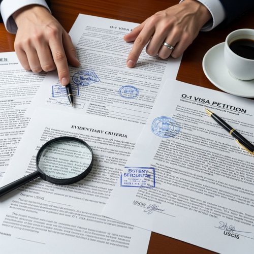 complicated O1 visa paperwork 