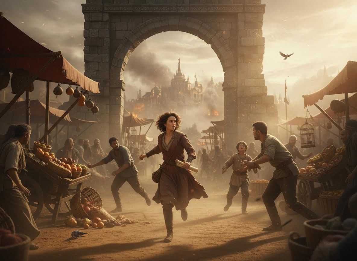 Escape from the Burning City Marketplace