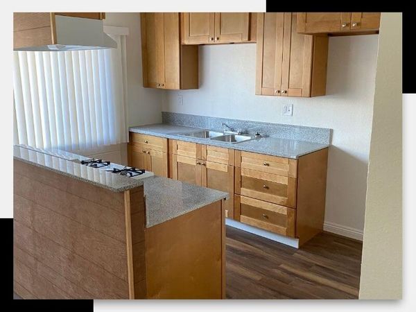 remodeled kitchen apartment