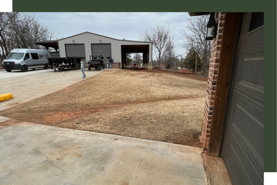 concrete driveway