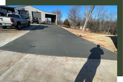 concrete driveway