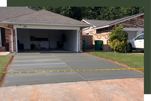 concrete driveway