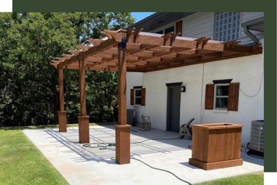 concrete patio