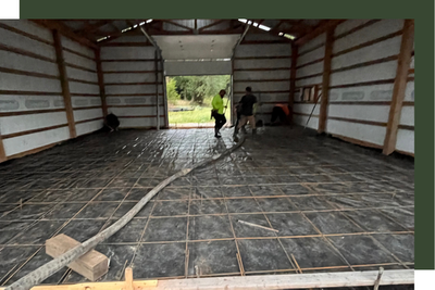 pole barn concrete