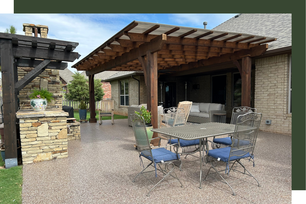 concrete patio