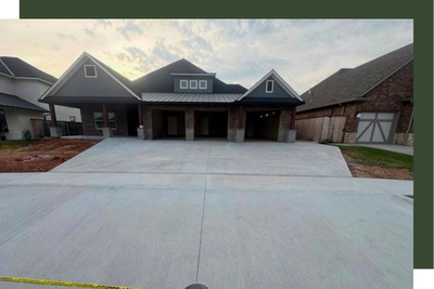 concrete driveway