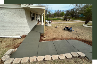 concrete sidewalk