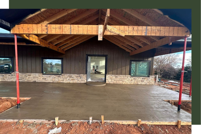 concrete patio