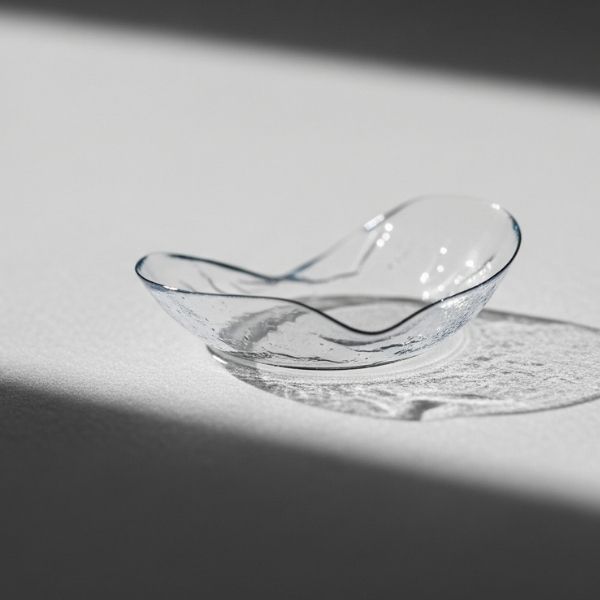 dry and stiff contact lens