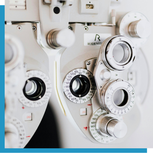 Eye exam technology.