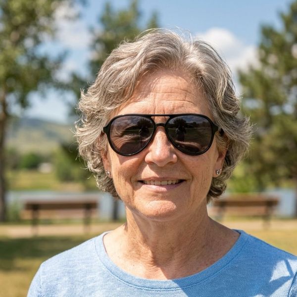 Wearing UV-blocking sunglasses to protect and maintain long-term macular health.