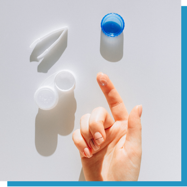Contact lens case.