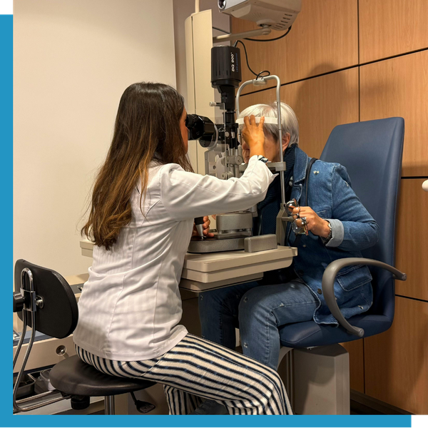 Eye exam.