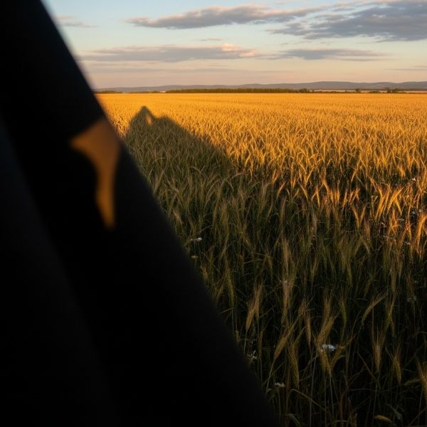 a dark curtain shadow appearing across a person’s field of vision