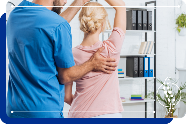 woman getting chiropractic care