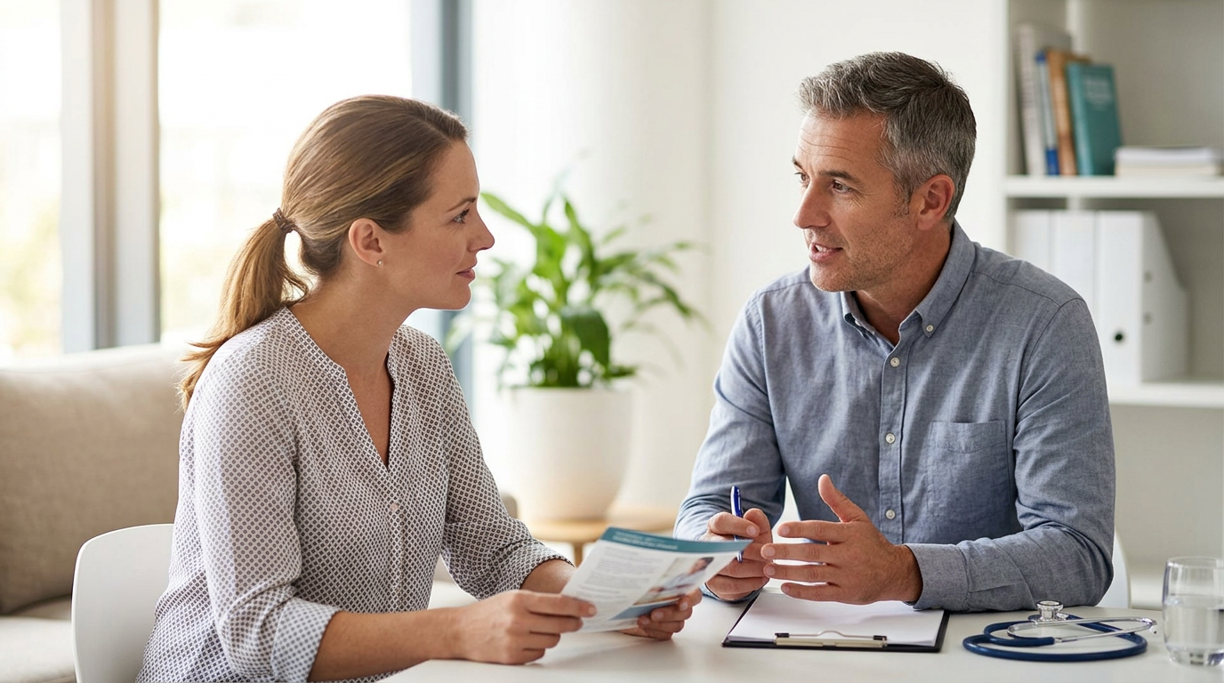 Medical Consultation Between Doctor and Patient