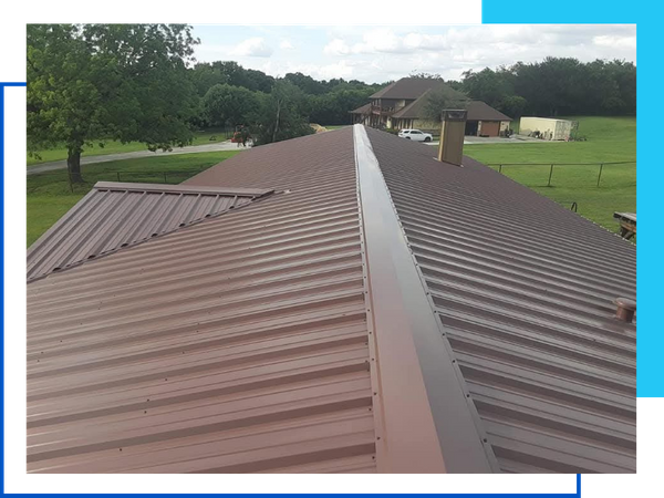 a new metal roof