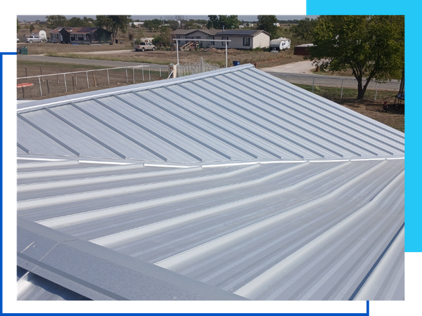 a new metal roof