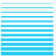 Blue icon with horizontal lines representing thickness levels.