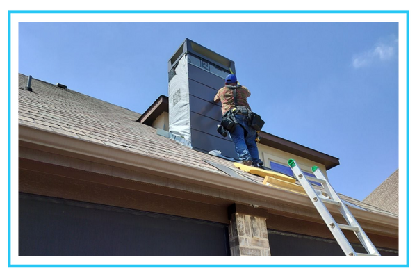 worker on roof