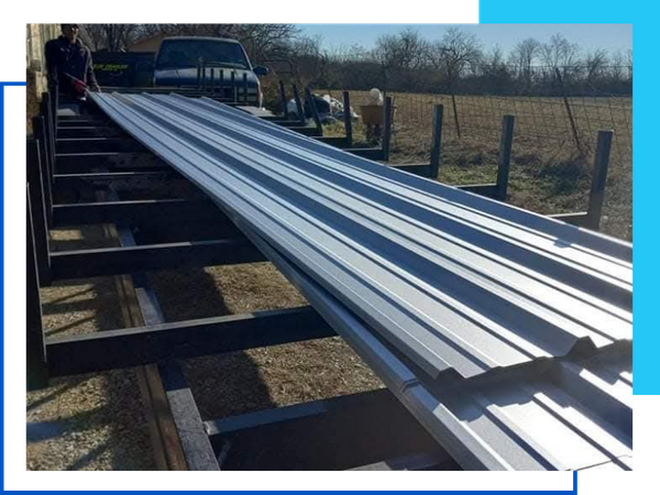 metal roofing material