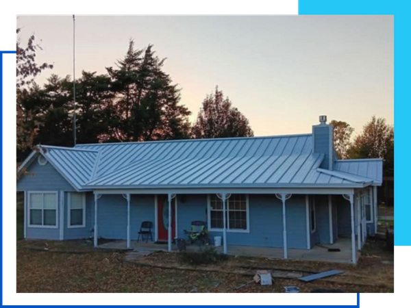 a beautiful home with a strong durable roof