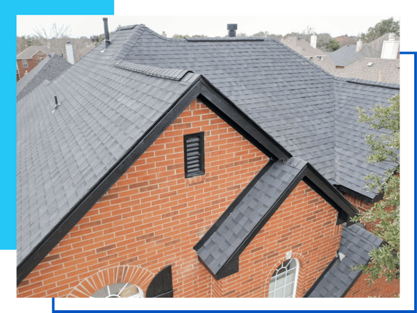 new roofing on house