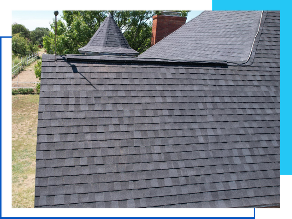 new shingles on a home