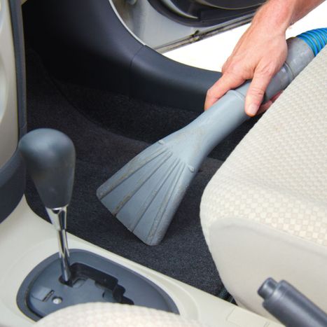 Vacuuming passenger seat