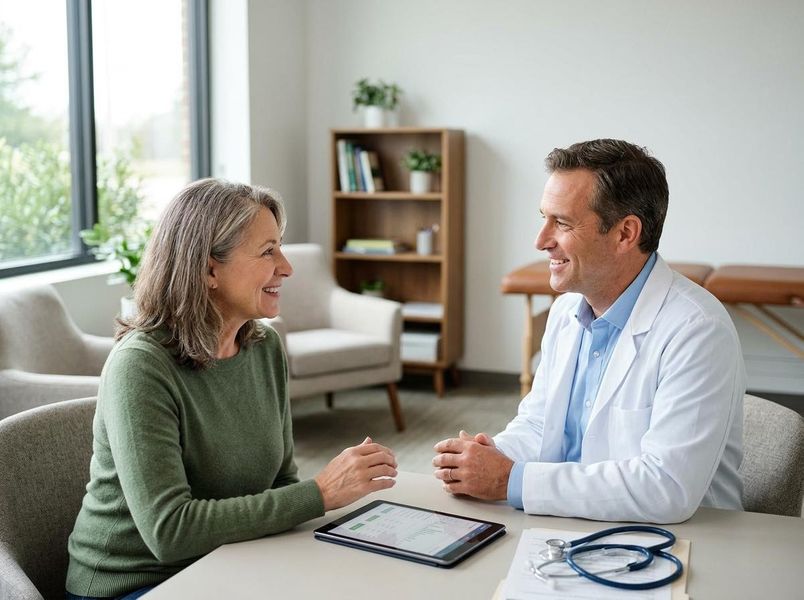 Doctor and Patient Consultation