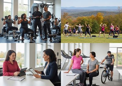Workplace Wellness Collage