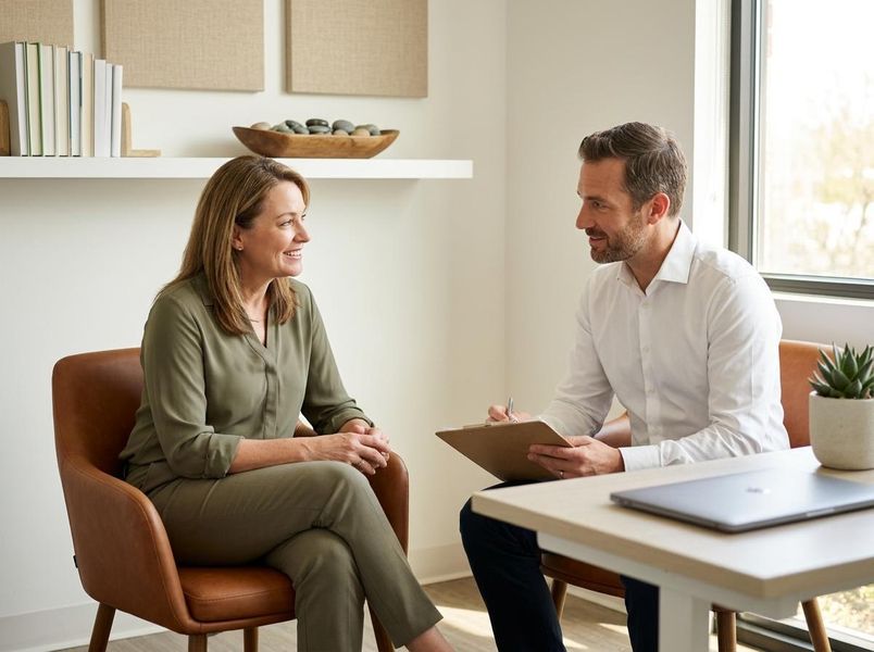 Professional Consultation in an Office