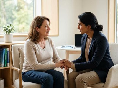 Doctor or Counselor Offering Support