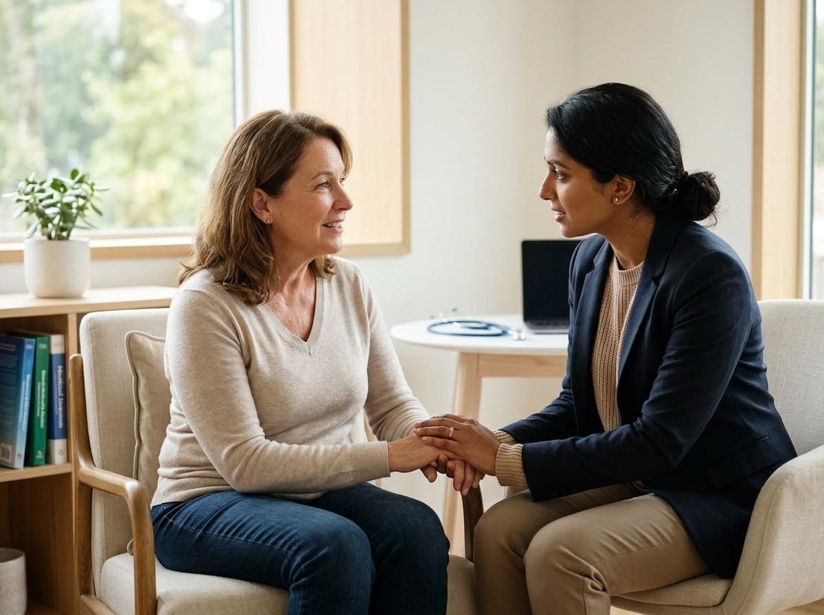 Doctor or Counselor Offering Support