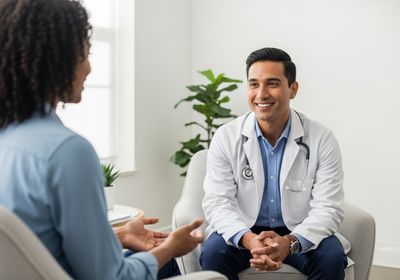 Doctor Consulting with Patient