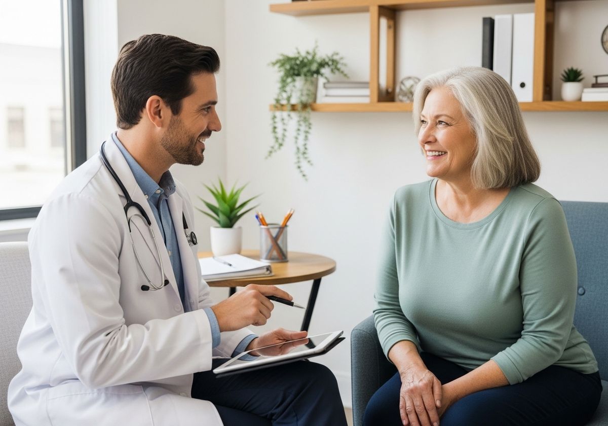 Doctor and Patient Discussing Health