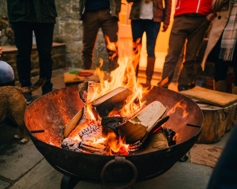 outdoor fire pit