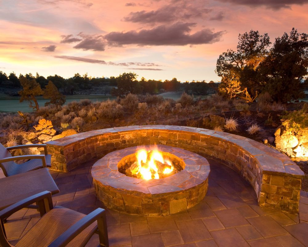 outdoor fire pit