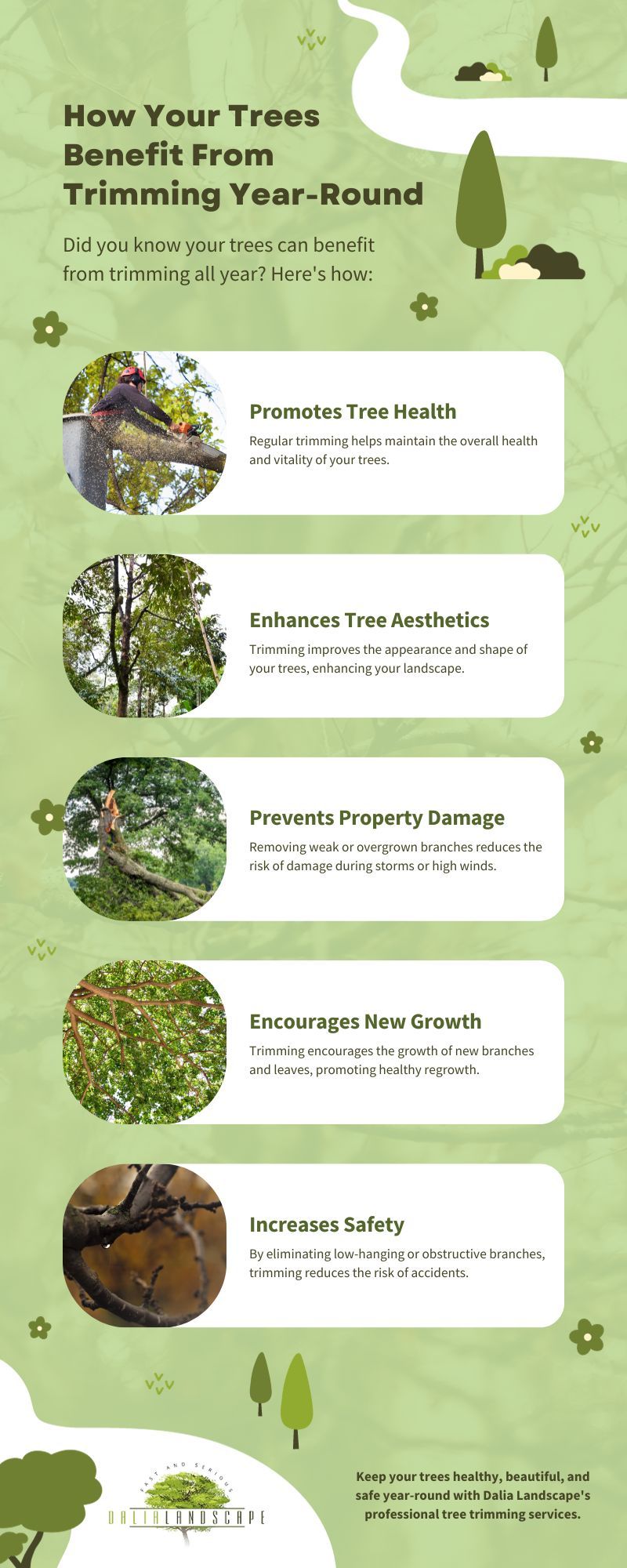 How Your Trees Benefit From Trimming Year-Round