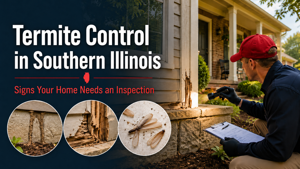 Termite Inspection Signs in Southern Illinois